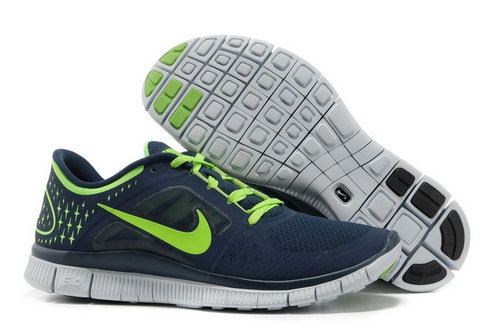 Nike Free Run 5.0 Mens Dark Blue Green Outlet Online